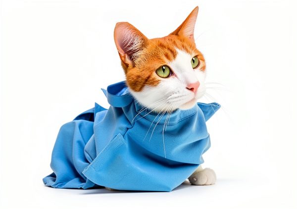 Cat-in-the-bag Cotton Cat Carrier Pouch for Travel Grooming-7