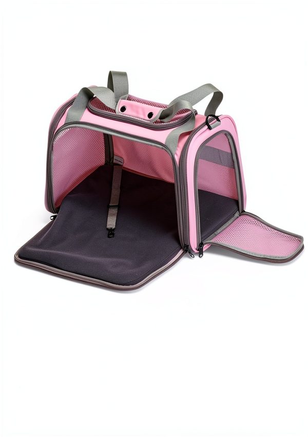 PetSFIT Large Cat Carrier Soft Sided Mesh Design-6
