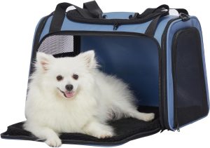 Pet Carrier PETSFIT Soft‑Sided Travel Bag Black-0