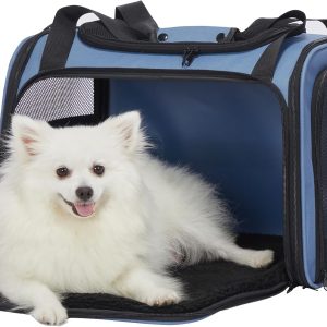 Pet Carrier PETSFIT Soft‑Sided Travel Bag Black-0