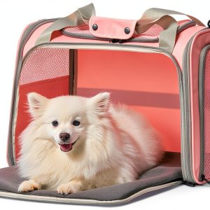 PetSFIT Large Cat Carrier Soft Sided Mesh Design-0