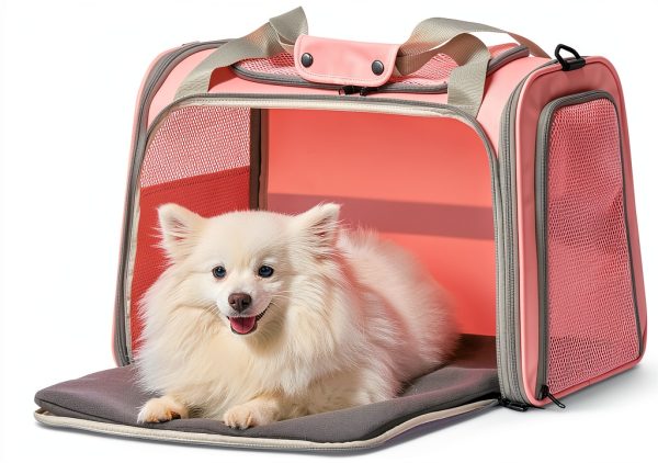 PetSFIT Large Cat Carrier Soft Sided Mesh Design-0
