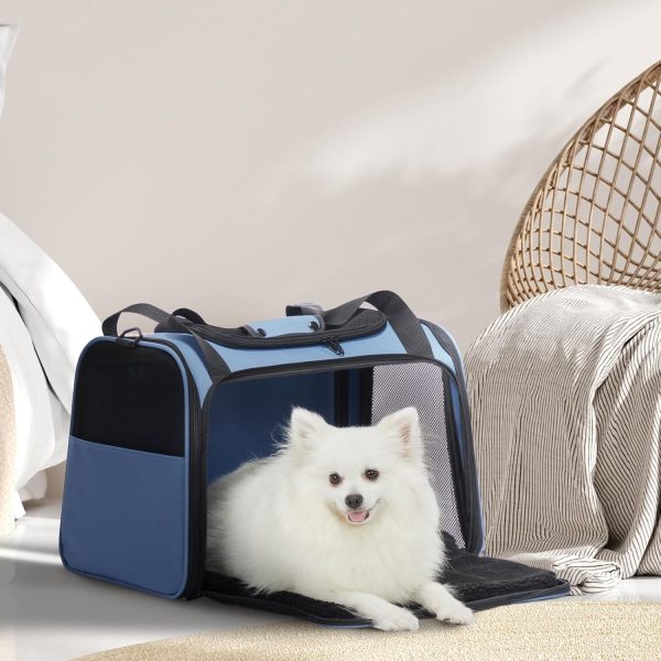Pet Carrier PETSFIT Soft‑Sided Travel Bag Black-5