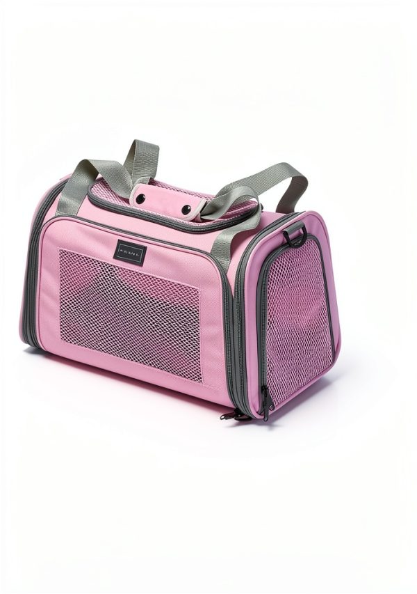 PetSFIT Large Cat Carrier Soft Sided Mesh Design-4