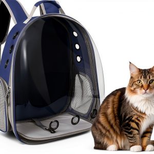 XIZIX Cat Backpack Bubble Carrier Ventilated Pet Travel-0