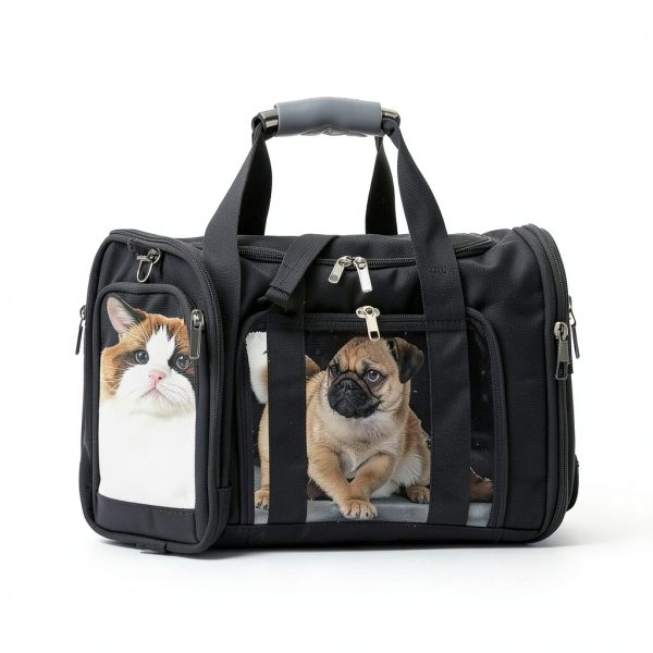 Dog Soft-Sided Carrier LEHNI Steel Mesh Design-5