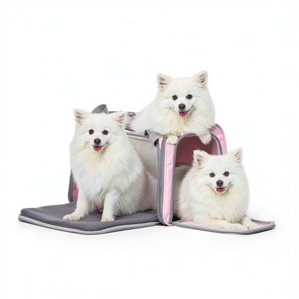 PetSFIT Large Cat Carrier Soft Sided Mesh Design-2