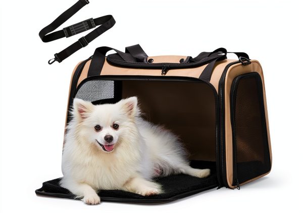 PETSFIT Soft Sided Cat Carrier Mesh Ventilation-0