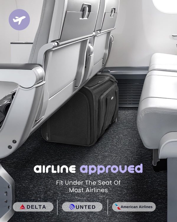 MIDOG Cat Carrier Expandable Airline Approved Pet Travel-5