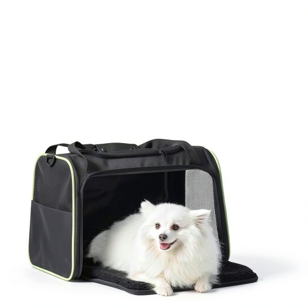 PETSFIT Large Cat Carrier Cozy Fleece Mat Travel Pet Carrier-5