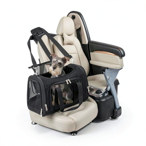 Dog Soft-Sided Carrier LEHNI Steel Mesh Design-6
