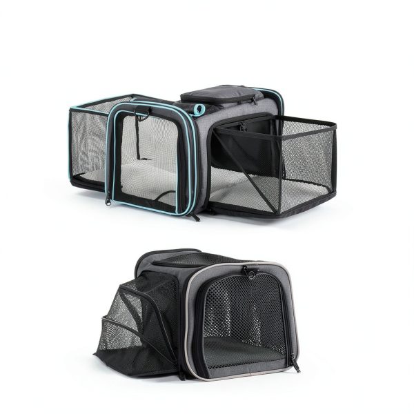 Pesen Expandable Cat Carrier Soft-Sided Travel Pet Carrier-1