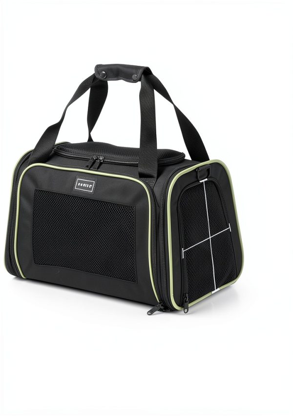 PETSFIT Large Cat Carrier Cozy Fleece Mat Travel Pet Carrier-4