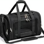 Dog Soft-Sided Carrier LEHNI Steel Mesh Design-0