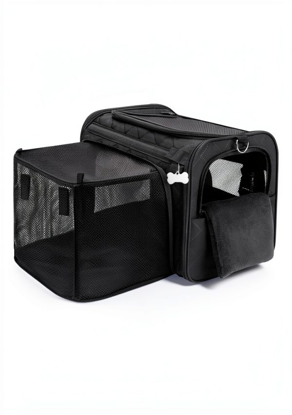 MIDOG Cat Carrier Expandable Water Resistant Pet Travel-7