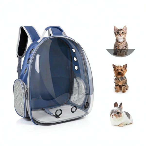 XIZIX Cat Backpack Bubble Carrier Ventilated Pet Travel-1