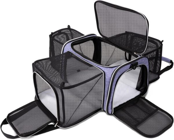 BAGLHER Expandable Pet Carrier Airline Approved Travel Bag-0