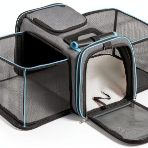 Pesen Expandable Cat Carrier Soft-Sided Travel Pet Carrier-0