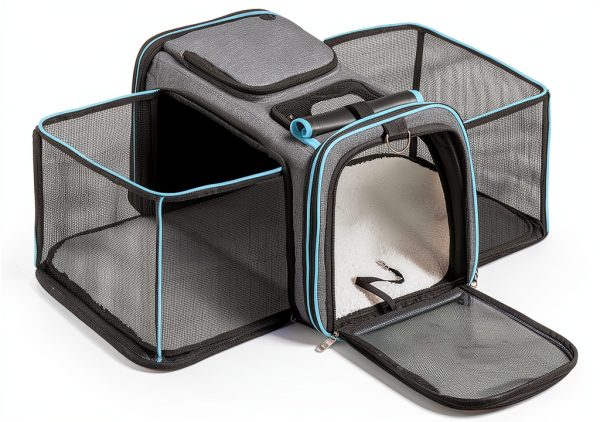 Pesen Expandable Cat Carrier Soft-Sided Travel Pet Carrier-0