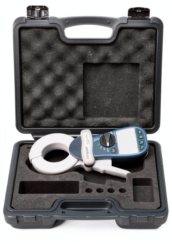Megger Resistance Meter 600V with Elliptical Clamp-0