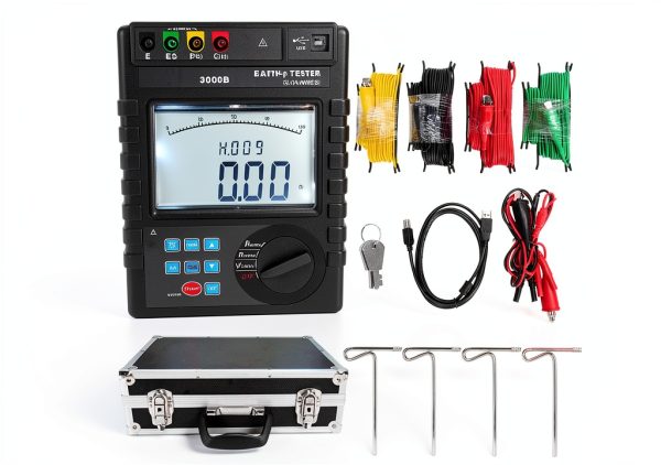 Ground Resistance Meter Kafuty-1 Digital LCD Blue-3