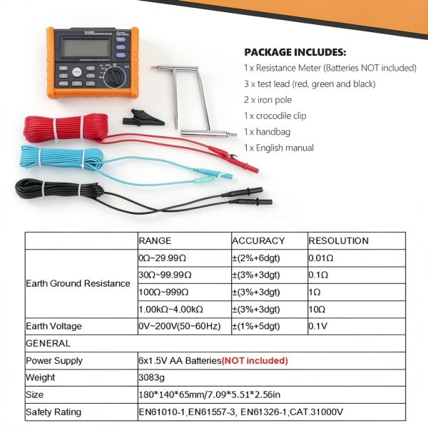 Wal front PM2302 Digital Tester for Electrical Inspection-1