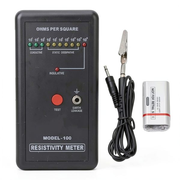 Surface Resistivity Meter plplaaoo Handheld Tester Auto Calibration-0