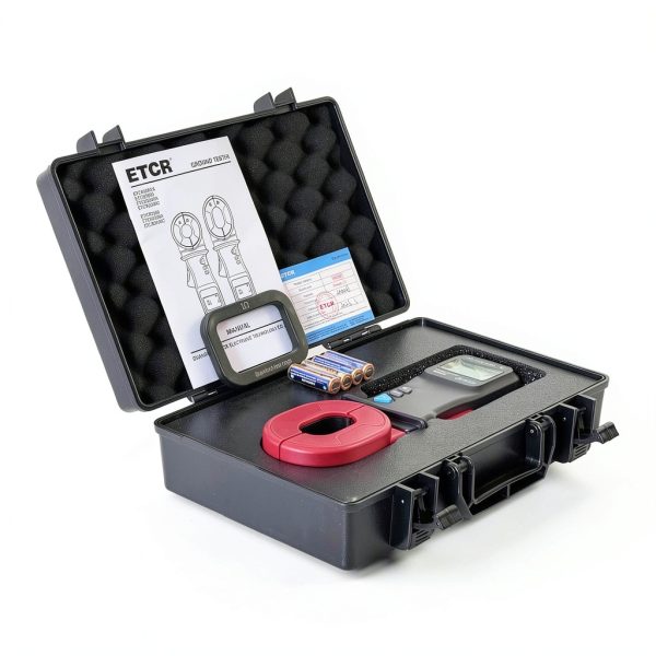 Sulmile ETCR2000A Ground Resistance Meter Portable Clamp with-6
