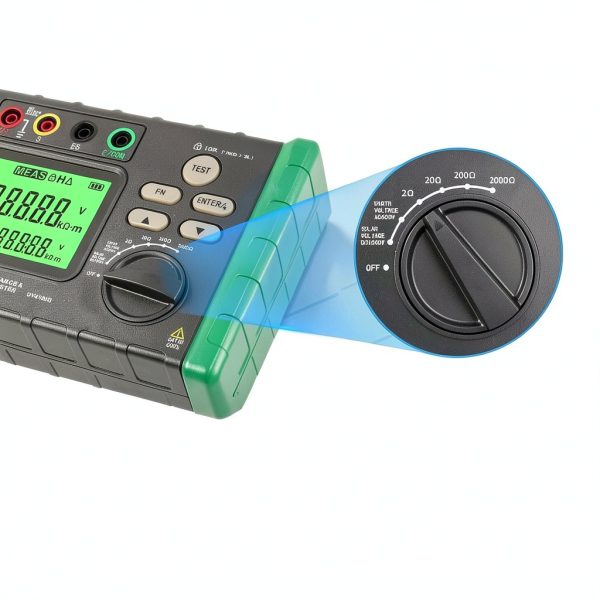 INFURIDER Resistance Tester 600V AC/1500V DC Meter with LED Backlight-2
