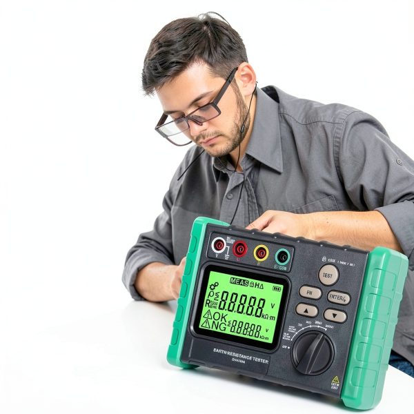 INFURIDER Resistance Tester 600V AC/1500V DC Meter with LED Backlight-1