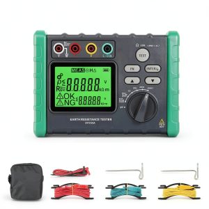 INFURIDER Resistance Tester 600V AC/1500V DC Meter with LED Backlight-0