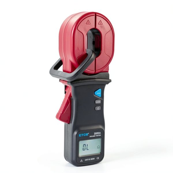 Sulmile ETCR2000A Ground Resistance Meter Portable Clamp with-4