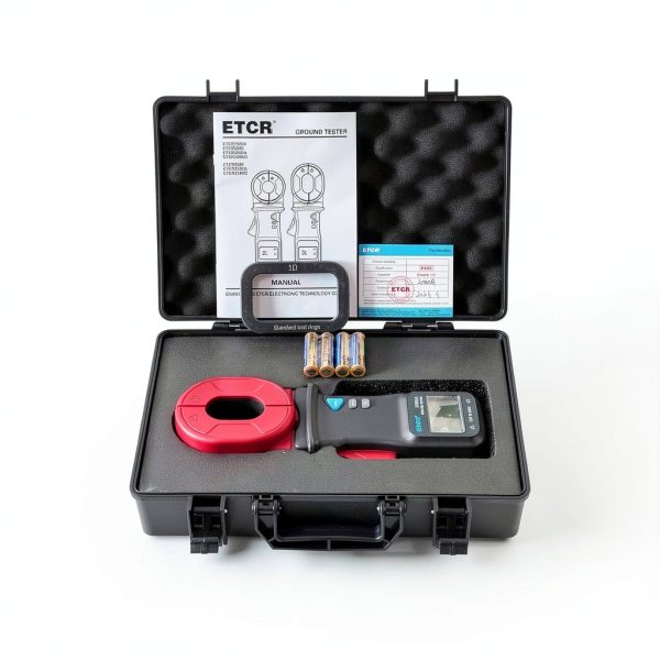 Sulmile ETCR2000A Ground Resistance Meter Portable Clamp with-3