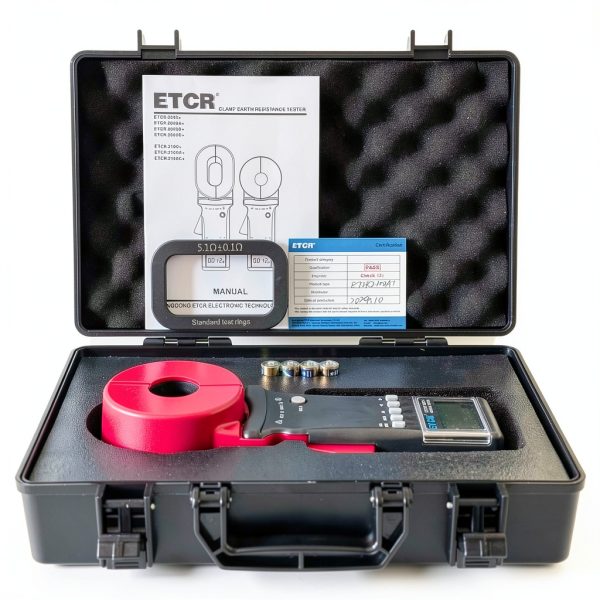 Ground Resistance Meter SULMILE 3R-S8M0-GTCG 0.010-200Ω Clamp-3