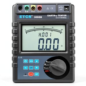 ETCR Earth Resistance Tester ETCR3000B with FFT AFC Technology-0