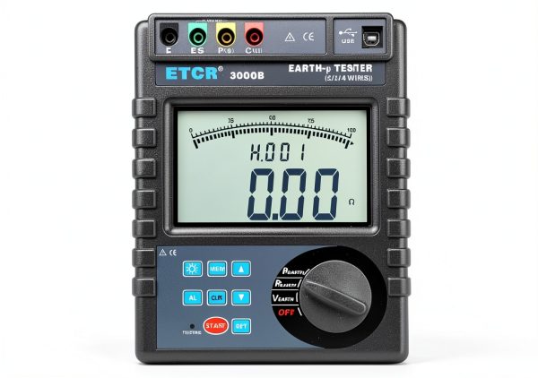 ETCR Earth Resistance Tester ETCR3000B with FFT AFC Technology-0
