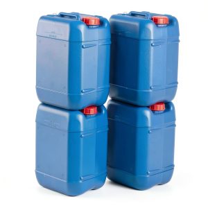 Hudson Exchange 5 Gallon Handled Container Blue HDPE 4 Pack-0