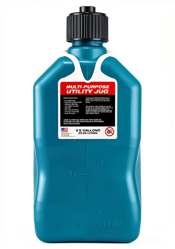 VP Racing 3622-CA, 5.5 Gallon Motorsport Racing Jug with Contoured Handle, Multipurpose Cap and Rubber Gaskets, Caribbean (2 Pack)-4