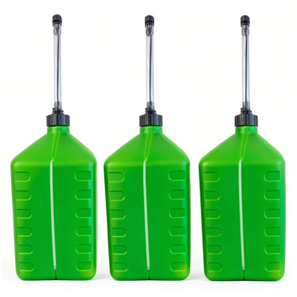 Tuff Jug 5 Gallon Multipurpose Container Kawi Green 3 Pack Auto Stop-0
