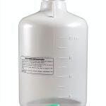 EISCO Carboy Bottle with Stopcock, 20 Liter Capacity, White Premium Polypropylene with 2 Handles Labs-0