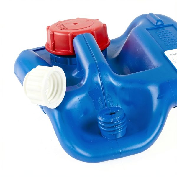 Hudson Exchange 5 Gallon Handled Container Blue HDPE 4 Pack-5