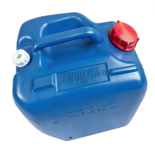 Hudson Exchange 5 Gallon Handled Container Blue HDPE 4 Pack-6