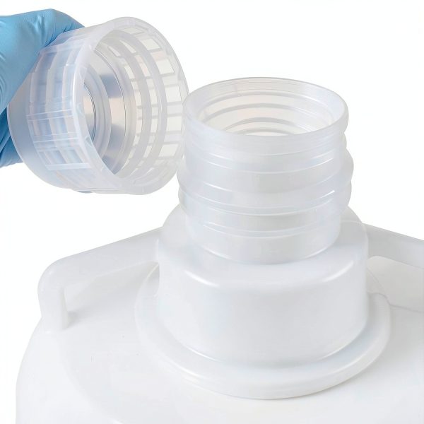 Polypropylene Carboy 15L by Eisco Autoclavable Silicone Lined Cap-2