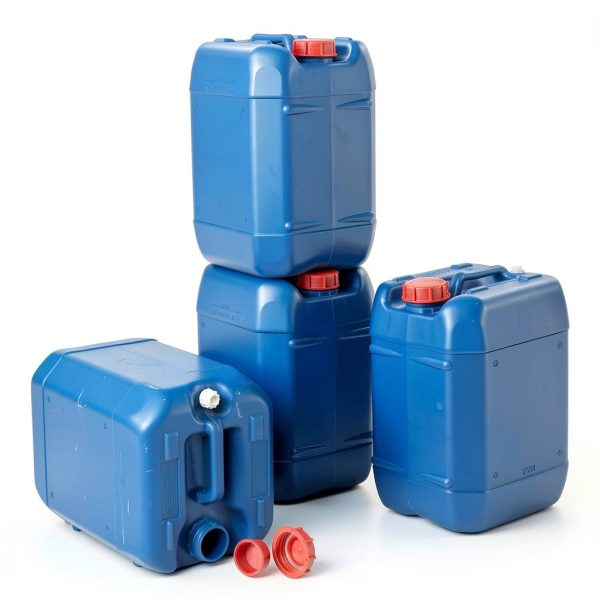 Hudson Exchange 5 Gallon Handled Container Blue HDPE 4 Pack-2