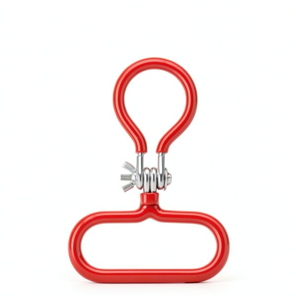 1 Pack Carboy Handle Heavy Duty Carboy Holder for Smooth Neck 3 Gallon 5 Gallon 6 Gallon 6.5 Gallon Glass Carboys Portable Glass Carboy Handle(Red)-1