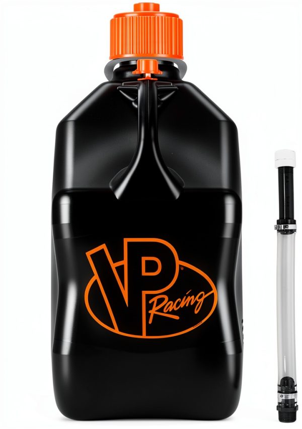 VP Racing 3852-CA, 5.5 Gallon Square V-Twin Jug with Deluxe Filler Hose-0