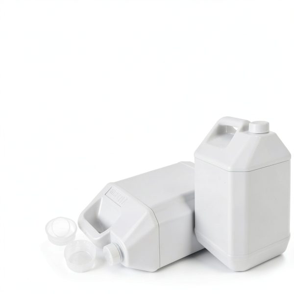 2.5 Gallon Water Jug, F-Style Plastic Jug, Water Storage Containers, Hdpe Containers with Leakproof Cap (4 Pack)-2
