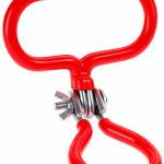 1 Pack Carboy Handle Heavy Duty Carboy Holder for Smooth Neck 3 Gallon 5 Gallon 6 Gallon 6.5 Gallon Glass Carboys Portable Glass Carboy Handle(Red)-0