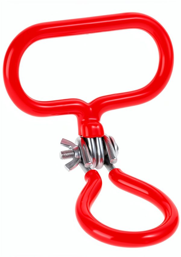 1 Pack Carboy Handle Heavy Duty Carboy Holder for Smooth Neck 3 Gallon 5 Gallon 6 Gallon 6.5 Gallon Glass Carboys Portable Glass Carboy Handle(Red)-0