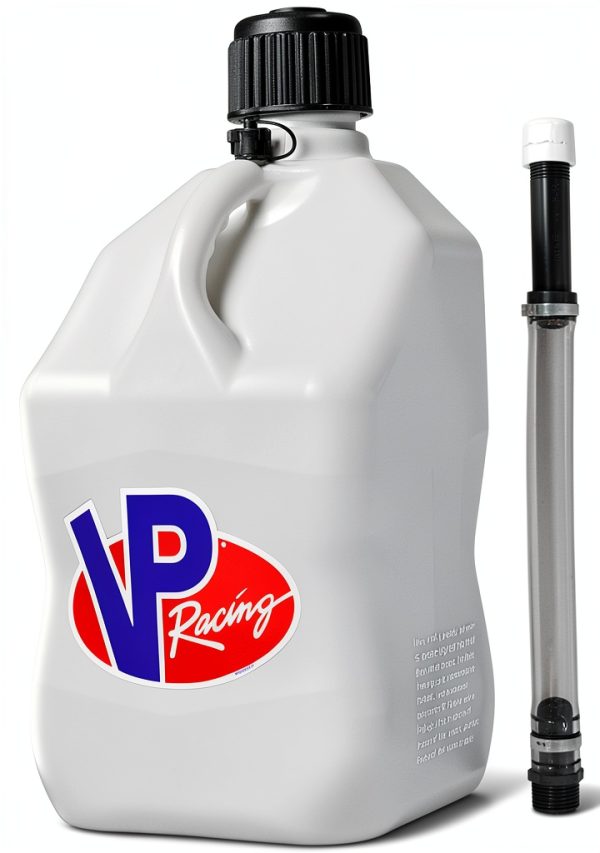 VP Racing 5.5 Gallon White Motorsport Container with Deluxe Hose-0